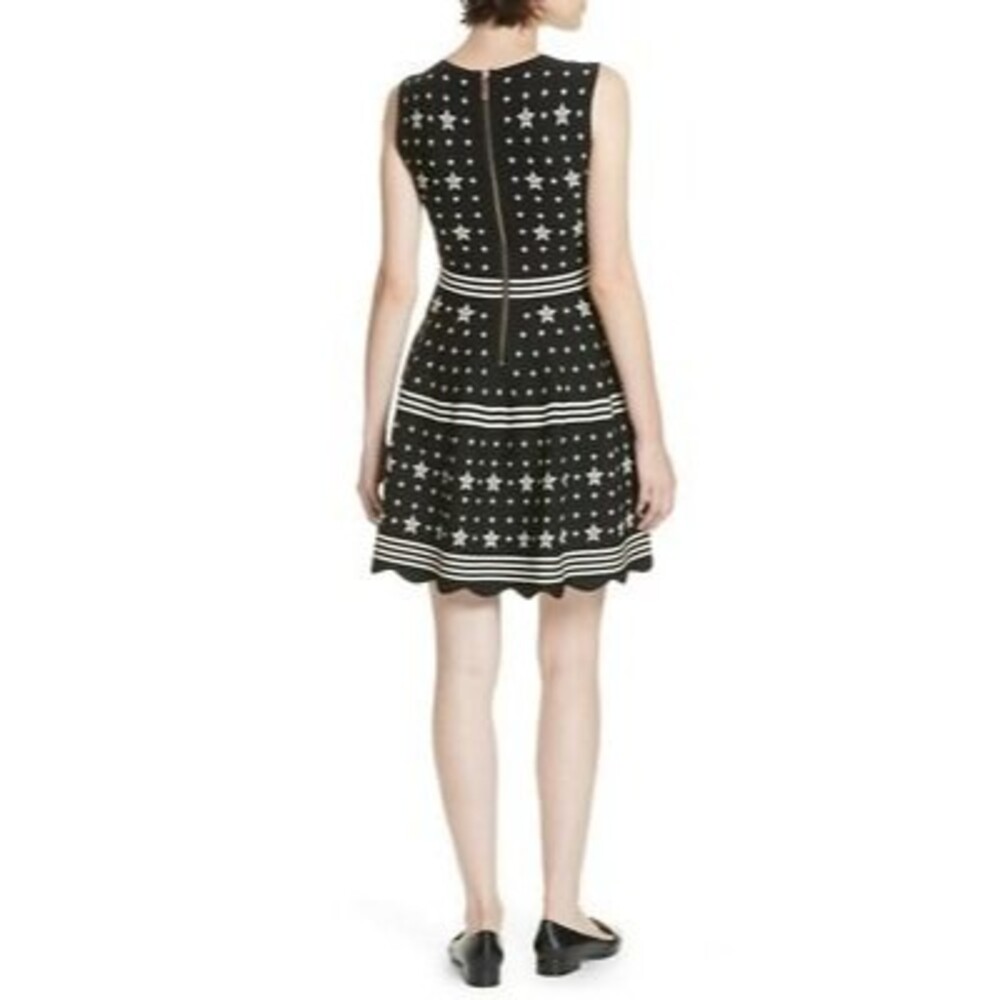 Ted Baker Mariae Star Dress Black Size 3/US8 - Picture 5 of 12